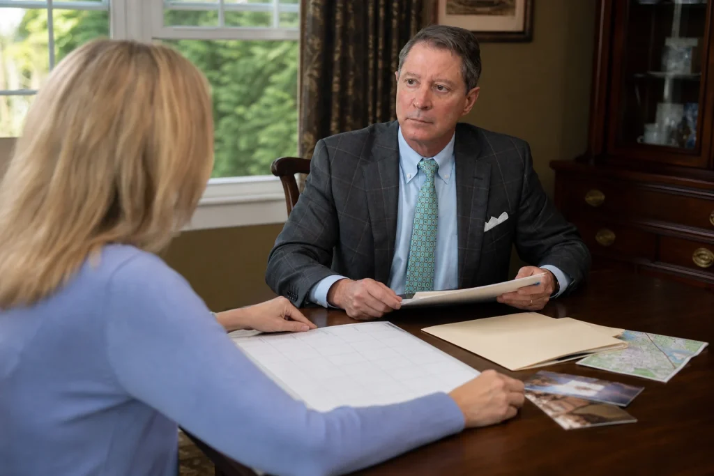 Tom McCutcheon working on an illustrative matter related to Who Files an Alabama Wrongful-Death Claim After a Spouse Dies in a Car Accident?