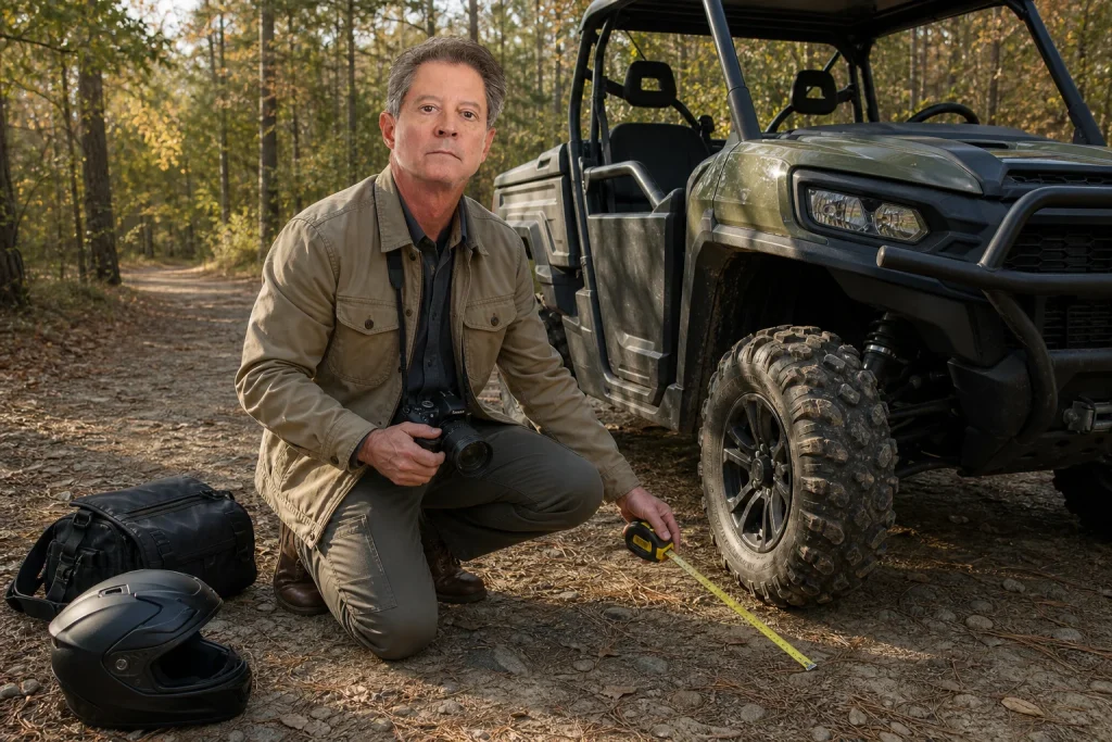 Tom McCutcheon working on an illustrative matter related to ATV and UTV Accidents in Alabama: Safety, Liability, and Next Steps