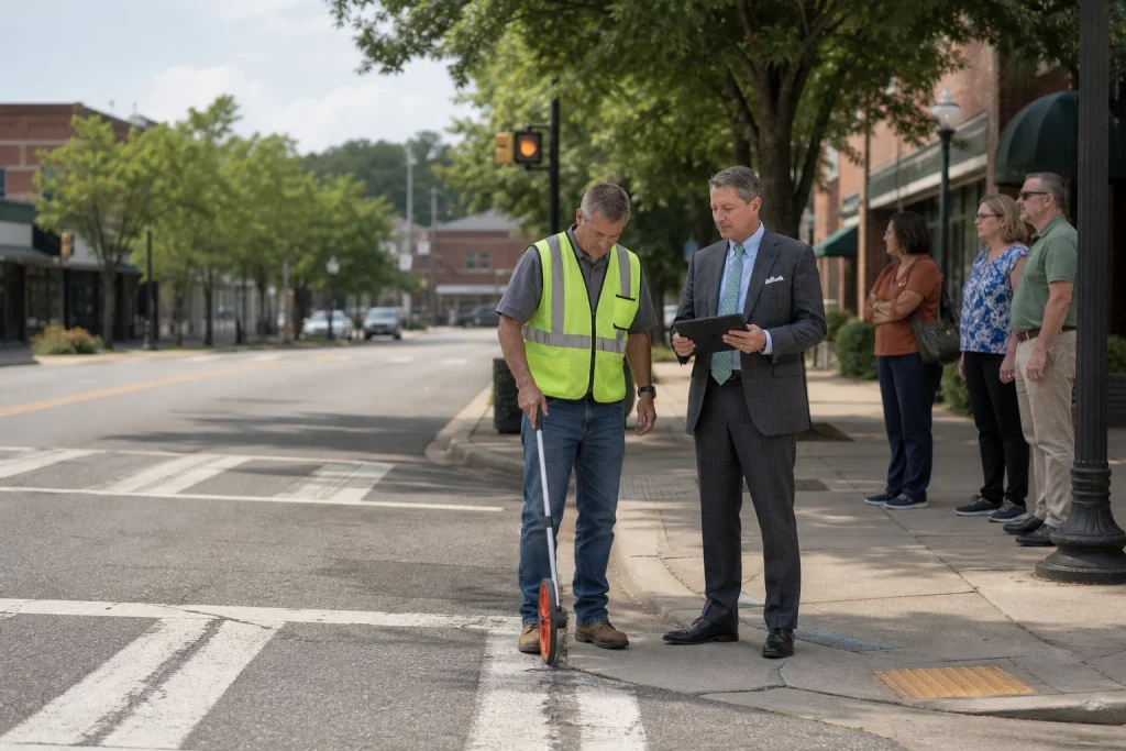 Tom McCutcheon working on an illustrative matter related to Alabama Pedestrian-Crash Hot Spots: How to Request a Safety Review and Preserve Records