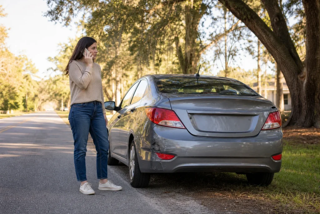 Illustrative scene related to What Uninsured Motorist Insurance Covers After a Hit-and-Run in Alabama
