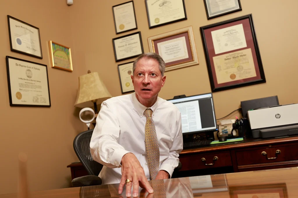 Attorneys joel hamner and tom mccutcheon discuss a high rise construction fall case.