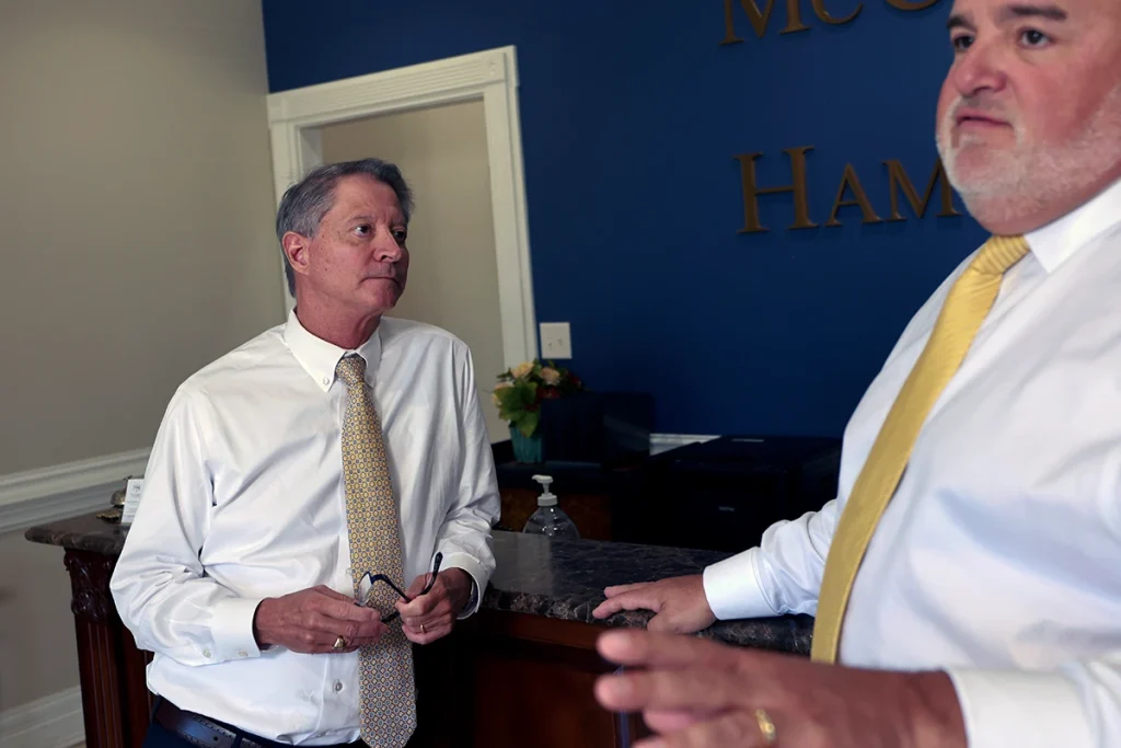 Lawyers tom mccutcheon and joel hamner develop a strong case for a commercial truck crash victim.