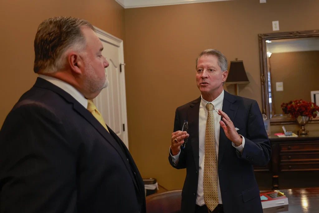 Tom mccutcheon and joel hamner build a strong case for a client injured by an impaired motorist.